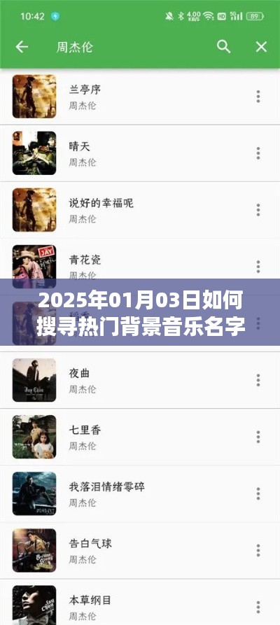 『2025年熱門背景音樂搜索指南』