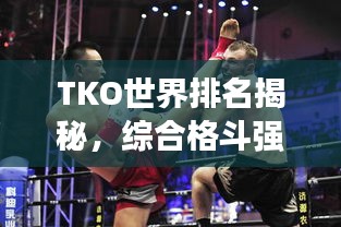 TKO世界排名揭秘，綜合格斗強者榜單之座探究
