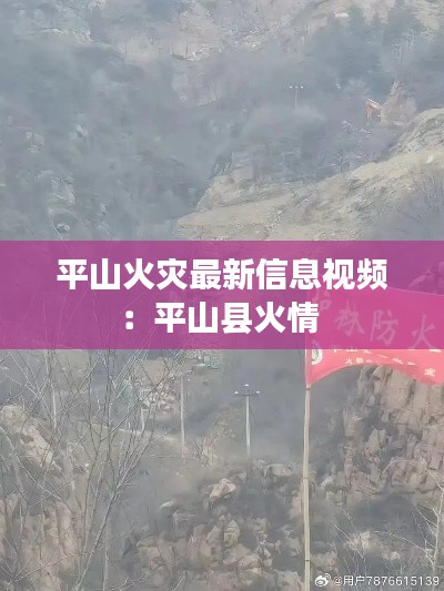 平山火災最新信息視頻:平山縣火情