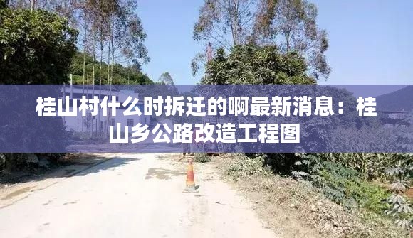 桂山村什么時拆遷的啊最新消息：桂山鄉公路改造工程圖 