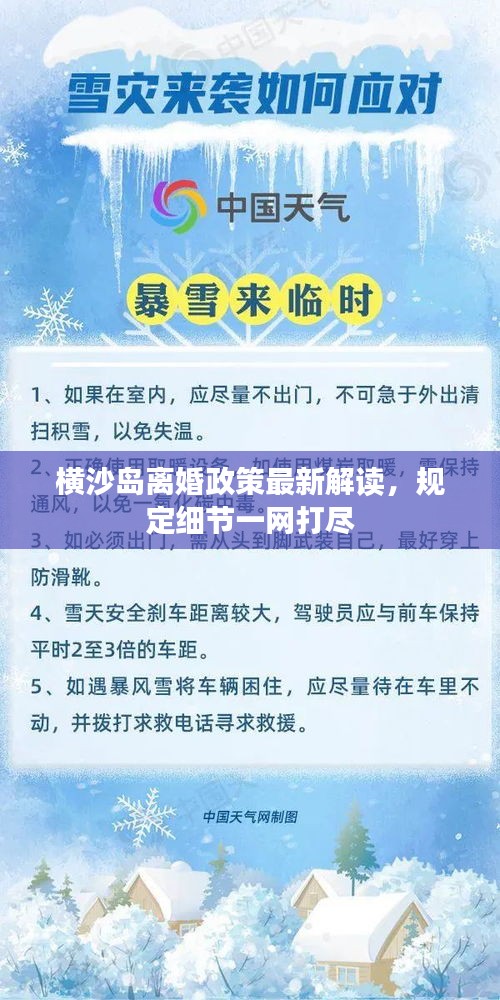 橫沙島離婚政策最新解讀，規定細節一網打盡
