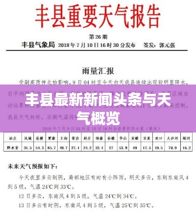 豐縣最新新聞頭條與天氣概覽