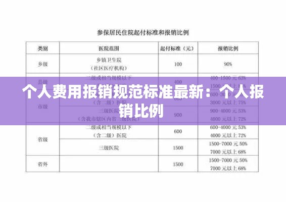 個人費用報銷規范標準最新:個人報銷比例