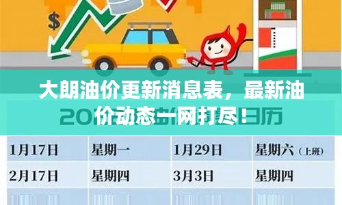 大朗油價更新消息表，最新油價動態一網打盡！