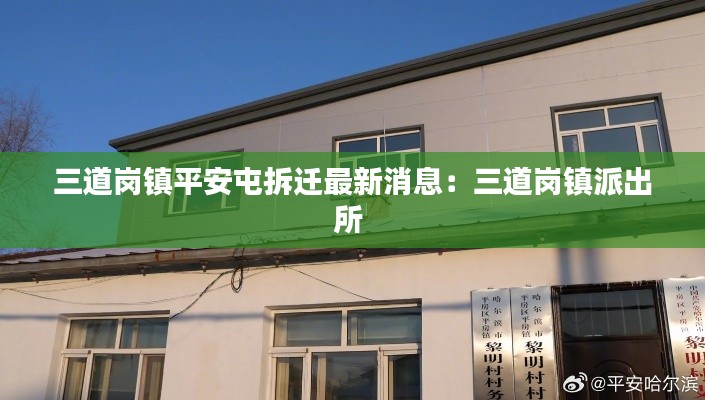 三道崗鎮平安屯拆遷最新消息:三道崗鎮派出所