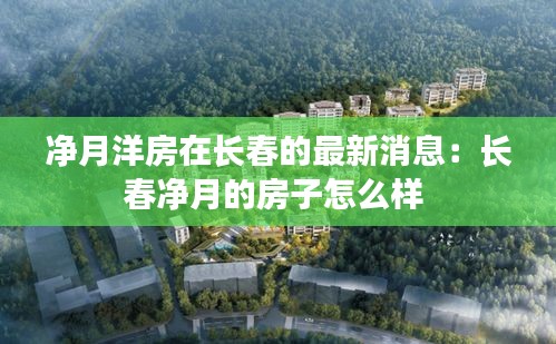 凈月洋房在長春的最新消息:長春凈月的房子怎么樣