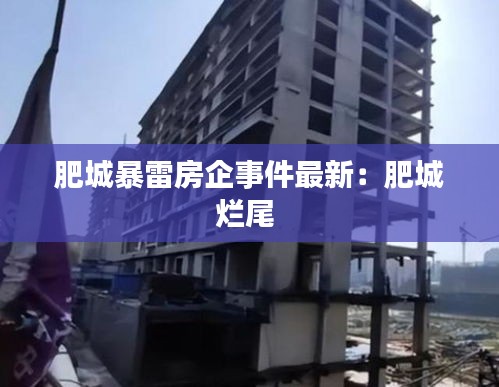 肥城暴雷房企事件最新:肥城爛尾