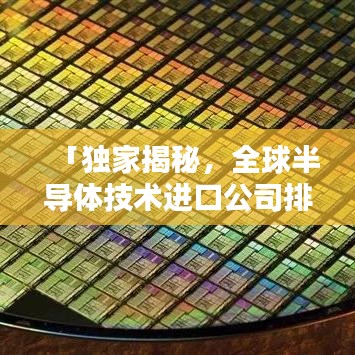 「獨家揭秘,全球半導體技術進口公司排名及影響力深度解析」