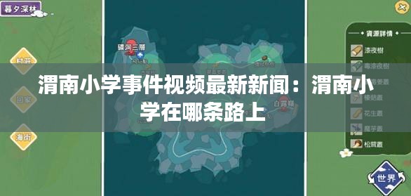 渭南小學事件視頻最新新聞:渭南小學在哪條路上