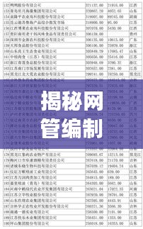 揭秘網管編制廠家排名前十強榜單！