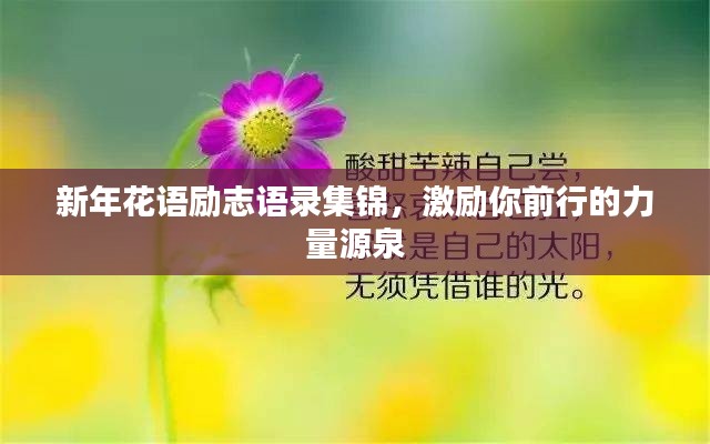 新年花語勵志語錄集錦,激勵你前行的力量源泉