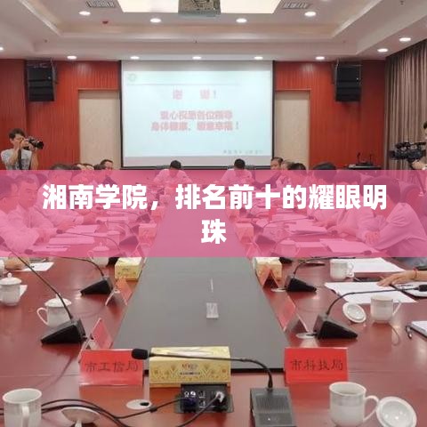 湘南學院，排名前十的耀眼明珠