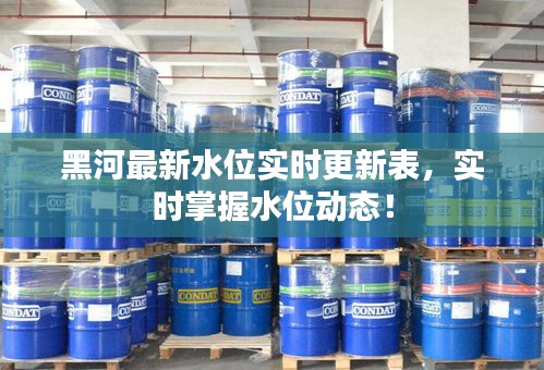 黑河最新水位實時更新表，實時掌握水位動態！