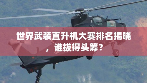 世界武裝直升機大賽排名揭曉,誰拔得頭籌?