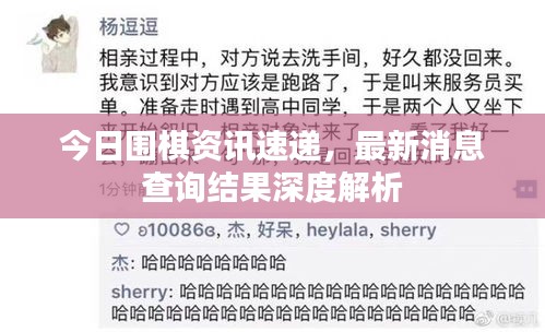 今日圍棋資訊速遞，最新消息查詢結果深度解析