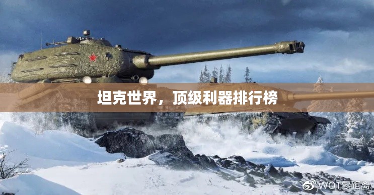 坦克世界,頂級利器排行榜