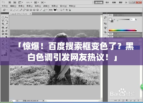 「驚爆！百度搜索框變色了？黑白色調引發網友熱議！」