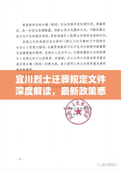 宜川烈士遷葬規(guī)定文件深度解讀,最新政策悉知