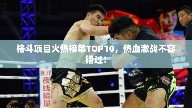 格斗項目火熱榜單TOP10，熱血激戰不容錯過！