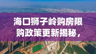 海口獅子嶺購房限購政策更新揭秘，最新消息一覽無余