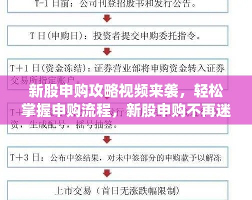 新股申購(gòu)攻略視頻來(lái)襲，輕松掌握申購(gòu)流程，新股申購(gòu)不再迷茫
