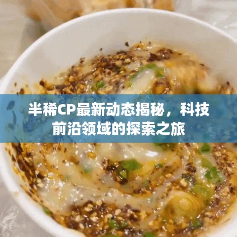 半稀CP最新動態(tài)揭秘，科技前沿領域的探索之旅