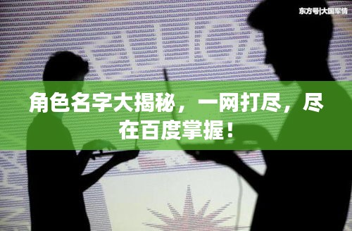 角色名字大揭秘，一網(wǎng)打盡，盡在百度掌握！