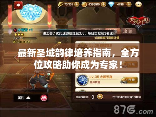 最新圣域韻律培養指南，全方位攻略助你成為專家！