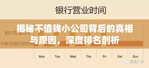 揭秘不值錢小公司背后的真相與原因,深度排名剖析