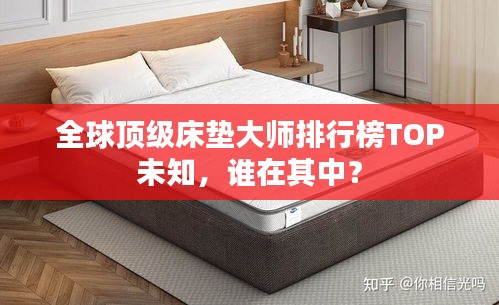 全球頂級床墊大師排行榜TOP未知,誰在其中?