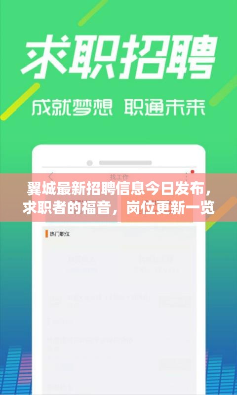 翼城最新招聘信息今日發布,求職者的福音,崗位更新一覽
