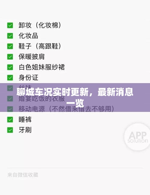 聊城車況實時更新，最新消息一覽