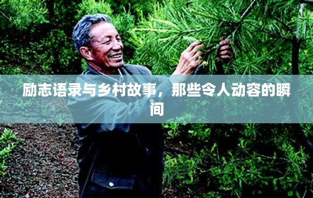 勵志語錄與鄉(xiāng)村故事,那些令人動容的瞬間