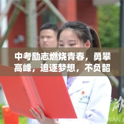 中考勵志燃燒青春,勇攀高峰,追逐夢想,不負(fù)韶華