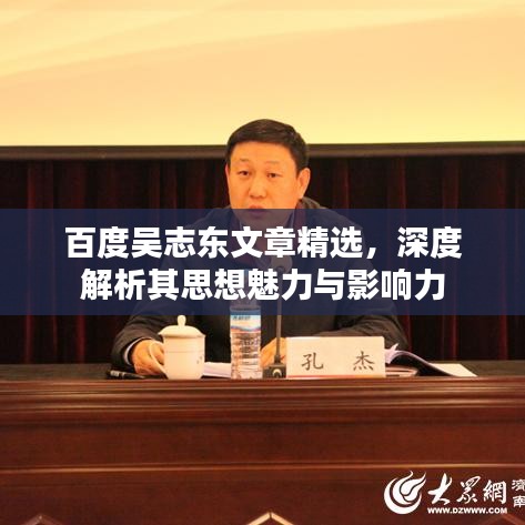 百度吳志東文章精選，深度解析其思想魅力與影響力
