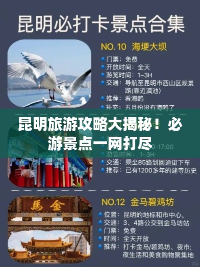 昆明旅游攻略大揭秘！必游景點一網打盡