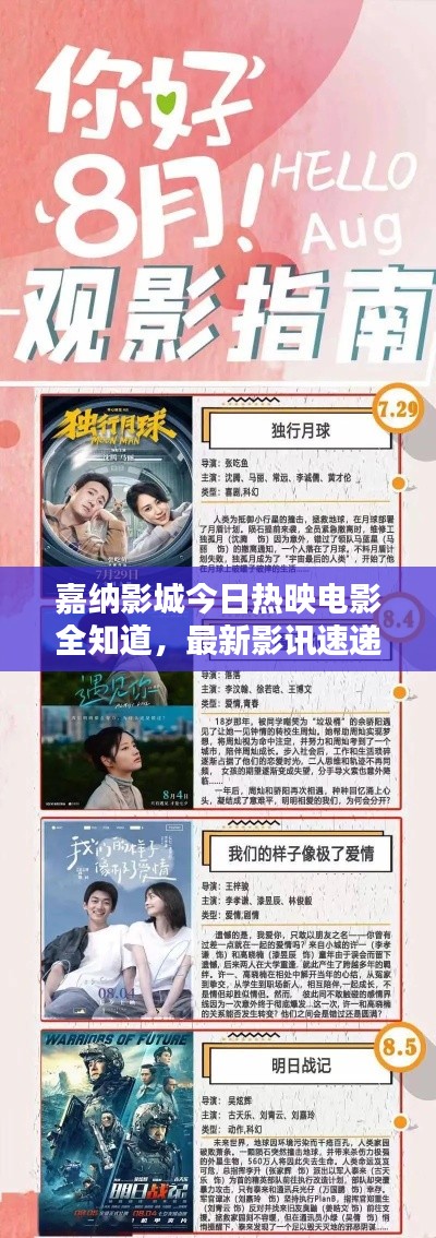 嘉納影城今日熱映電影全知道,最新影訊速遞