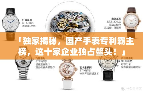 「獨家揭秘,國產(chǎn)手表專利霸主榜,這十家企業(yè)獨占鰲頭!」