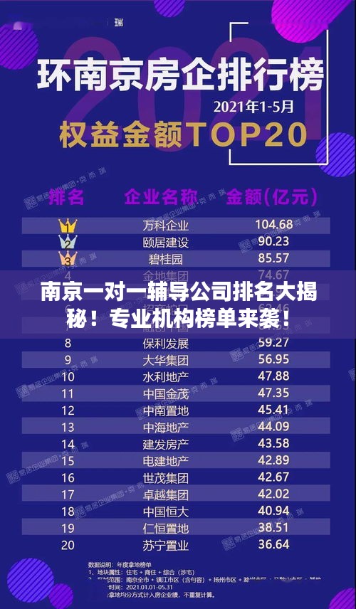 南京一對(duì)一輔導(dǎo)公司排名大揭秘！專業(yè)機(jī)構(gòu)榜單來(lái)襲！