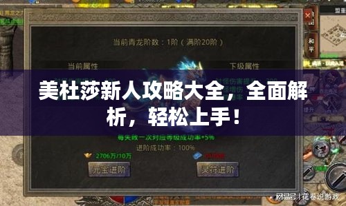 美杜莎新人攻略大全,全面解析,輕松上手!
