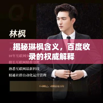 揭秘琳楓含義,百度收錄的權威解釋