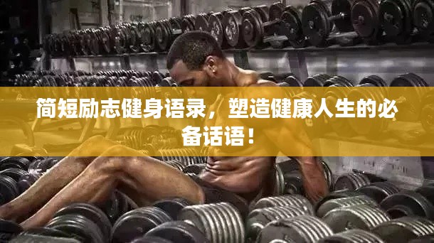 簡(jiǎn)短勵(lì)志健身語(yǔ)錄,塑造健康人生的必備話語(yǔ)!