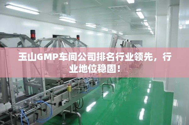 玉山GMP車間公司排名行業(yè)領(lǐng)先，行業(yè)地位穩(wěn)固！