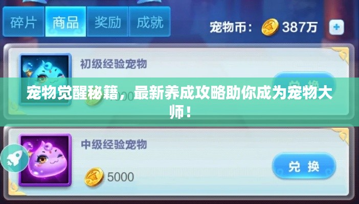 寵物覺醒秘籍,最新養(yǎng)成攻略助你成為寵物大師!