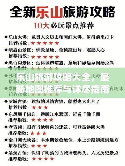 樂山旅游攻略大全，最新地圖推薦與詳盡指南