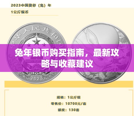 兔年銀幣購買指南,最新攻略與收藏建議