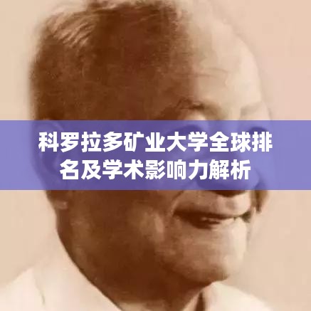 科羅拉多礦業大學全球排名及學術影響力解析