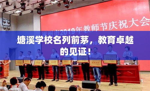 塘溪學校名列前茅，教育卓越的見證！