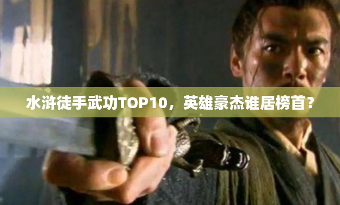 水滸徒手武功TOP10,英雄豪杰誰居榜首?