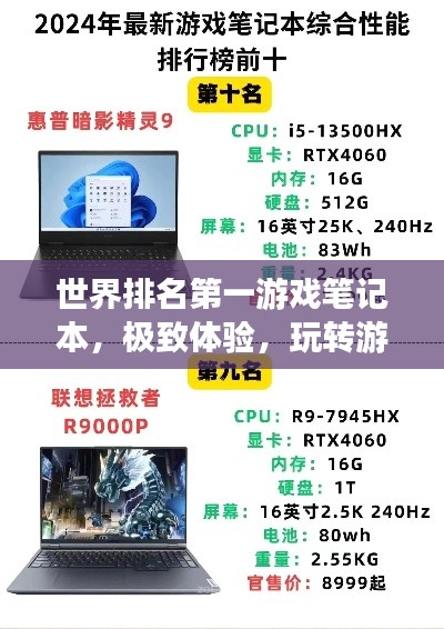世界排名第一游戲筆記本,極致體驗,玩轉游戲